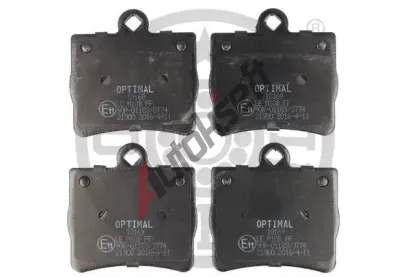 OPTIMAL Sada brzdovch destiek OPT BP-10169, BP-10169