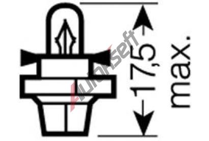 OSRAM rovka 12V 2W BX8,4d OS 2352 MFX6, 2352 MFX6
