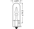 OSRAM rovka W1,2W 12V 1.2W W2x4,6d OS 2721-02B, 2721-02B