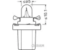 OSRAM rovka 12V 2W B8,5d OS 2722MF, 2722MF