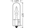 OSRAM rovka W2,3W 12V 2,3W W2x4,6d OS 2723, 2723