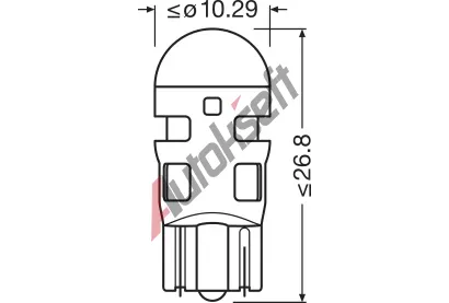 OSRAM Žárovka osvětlení vnitřního prostoru LEDriving® SL OS 2825DRP-2BL, 2825DRP-2BL  OSRAM Žárovka osvětlení vnitřního prostoru LEDriving® SL OS 2825DRP-2BL, 2825DRP-2BL