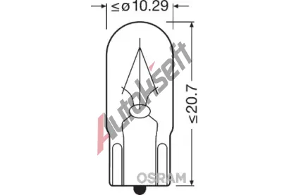 OSRAM rovka 24V 2W W2,1x9,5d OS 2840, 2840