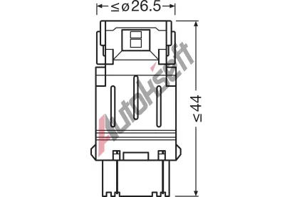 OSRAM rovka LEDriving SL OS 3157DRP-2BL, 3157DRP-2BL