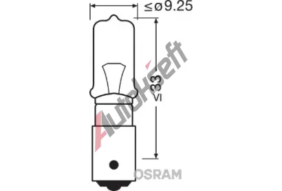 OSRAM rovka H21W 24V 21W BAY9s OS 64138, 64138