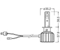 OSRAM rovka dlkovho svtlometu NIGHT BREAKER LED OS 64150DWNB-2HFB, 64150DWNB-2HFB