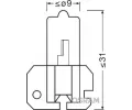 OSRAM rovka H2 24V 70W X511 OS 64175, 64175