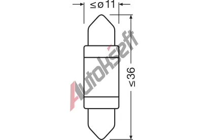 OSRAM Žárovka osvětlení vnitřního prostoru LEDriving® SL OS 6418DWP-1BL, 6418DWP-1BL  OSRAM Žárovka osvětlení vnitřního prostoru LEDriving® SL OS 6418DWP-1BL, 6418DWP-1BL