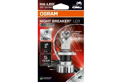 OSRAM Žárovka dálkového světlometu NIGHT BREAKER® LED SMART H4 OS 64193DWNBSM-1HB, 64193DWNBSM-1HB OSRAM Žárovka dálkového světlometu NIGHT BREAKER® LED SMART H4 OS 64193DWNBSM-1HB, 64193DWNBSM-1HB