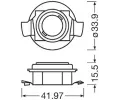OSRAM Objmka rovky hlavnho svtlometu LEDriving ADAPTER OS 64210DA01-1, 64210DA01-1