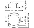 OSRAM Objmka rovky hlavnho svtlometu LEDriving ADAPTER OS 64210DA01, 64210DA01