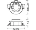 OSRAM Objmka rovky hlavnho svtlometu LEDriving ADAPTER OS 64210DA03-1, 64210DA03-1