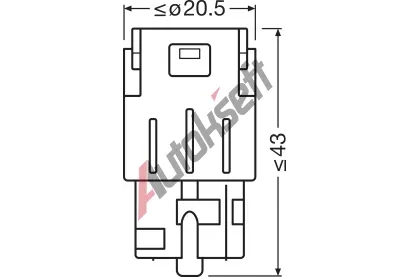 OSRAM rovka blikae LEDriving SL OS 7504DYP-2BL, 7504DYP-2BL