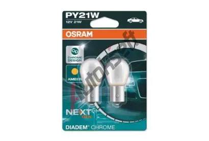 OSRAM ��rovka PY21W 12V 21W BAU15s DIADEM Chrome OS 7507DC-02B, 7507DC-02B