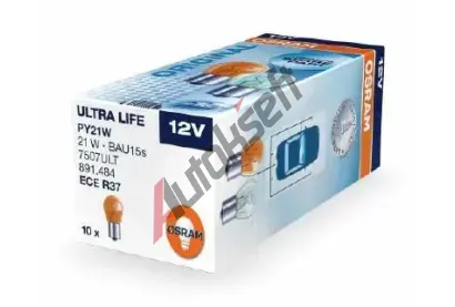 OSRAM rovka PY21W 12V 21W BAU15s ULTRA LIFE OS 7507ULT, 7507ULT