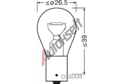 OSRAM rovka 24V 15W BA15s OS 7529, 7529