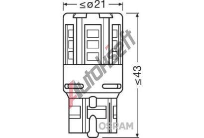OSRAM rovka LEDriving STANDARD Retrofit OS 7705R-02B, 7705R-02B