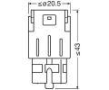 OSRAM rovka LEDriving SL OS 7706R-02B, 7706R-02B