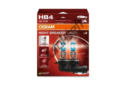 OSRAM Žárovka dálkového světlometu NIGHT BREAKER® LASER OS 9006NL-2HB, 9006NL-2HB  OSRAM Žárovka dálkového světlometu NIGHT BREAKER® LASER OS 9006NL-2HB, 9006NL-2HB