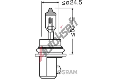 OSRAM rovka HB5 12V 65/55W PX29t OS 9007, 9007