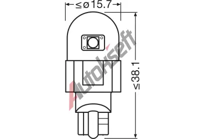 OSRAM ��rovka osv�tlen� vnit�n�ho prostoru LEDriving� SL OS 921DRP-2BL, 921DRP-2BL