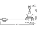 OSRAM rovka dlkovho svtlometu LEDriving HL OS 9726CW, 9726CW