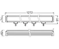 OSRAM D�lkov� sv�tlomet LEDriving� Lightbar VX1250-CB OS LEDDL127-CB DR SM, LEDDL127-CB DR SM