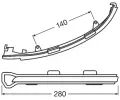 OSRAM Sada smrovch svtel LEDriving Dynamic Mirror Indicator OS LEDDMI 5G0 BK S, LEDDMI 5G0 BK S