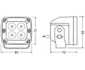 OSRAM Pracovn� sv�tlomet LEDriving� CUBE VX80-SP OS LEDWL101-SP, LEDWL101-SP
