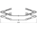 OSRAM Pomocn startovac kabel PROFESSIONAL STARTER CABLE 700A OS OSC250, OSC250