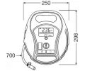 OSRAM Tester / plnika stlaenho vzduchu v pneumatikch OSRAM TYREinflate 6000 OS OTIR6000, OTIR6000