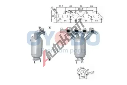 Oyodo Katalyz�tor OYD 10N0023-OYO, 10N0023-OYO