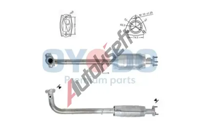 Oyodo Katalyzátor OYD 10N0048-OYO, 10N0048-OYO Oyodo Katalyzátor OYD 10N0048-OYO, 10N0048-OYO