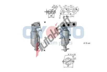 Oyodo Katalyzátor OYD 10N0086-OYO, 10N0086-OYO Oyodo Katalyzátor OYD 10N0086-OYO, 10N0086-OYO