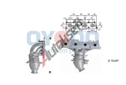 Oyodo Katalyz�tor OYD 10N0107-OYO, 10N0107-OYO