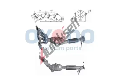 Oyodo Katalyzátor OYD 10N0143-OYO, 10N0143-OYO Oyodo Katalyzátor OYD 10N0143-OYO, 10N0143-OYO