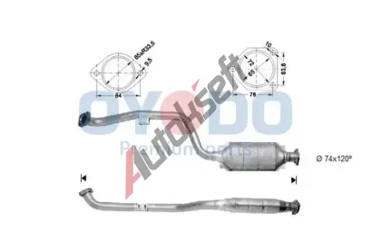 Oyodo Katalyzátor OYD 10N0148-OYO, 10N0148-OYO Oyodo Katalyzátor OYD 10N0148-OYO, 10N0148-OYO