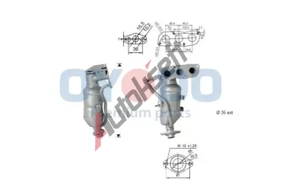 Oyodo Katalyzátor OYD 10N0151-OYO, 10N0151-OYO Oyodo Katalyzátor OYD 10N0151-OYO, 10N0151-OYO