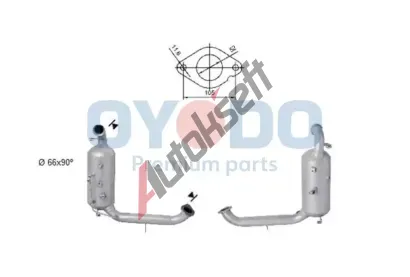 Oyodo Filtr pevných částic OYD 20N0003-OYO, 20N0003-OYO Oyodo Filtr pevných částic OYD 20N0003-OYO, 20N0003-OYO