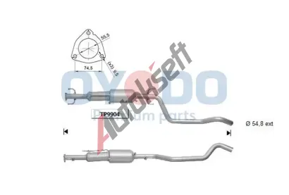Oyodo Filtr pevných částic OYD 20N0031-OYO, 20N0031-OYO Oyodo Filtr pevných částic OYD 20N0031-OYO, 20N0031-OYO