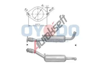 Oyodo Filtr pevných částic OYD 20N0033-OYO, 20N0033-OYO Oyodo Filtr pevných částic OYD 20N0033-OYO, 20N0033-OYO