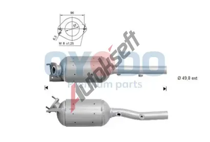 Oyodo Filtr pevných částic OYD 20N0038-OYO, 20N0038-OYO Oyodo Filtr pevných částic OYD 20N0038-OYO, 20N0038-OYO