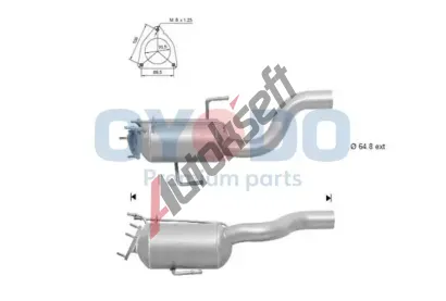 Oyodo Filtr pevných částic OYD 20N0040-OYO, 20N0040-OYO Oyodo Filtr pevných částic OYD 20N0040-OYO, 20N0040-OYO