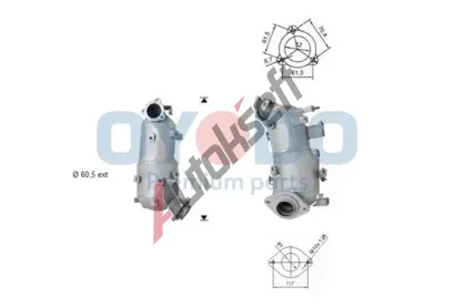 Oyodo Filtr pevných částic OYD 20N0053-OYO, 20N0053-OYO Oyodo Filtr pevných částic OYD 20N0053-OYO, 20N0053-OYO