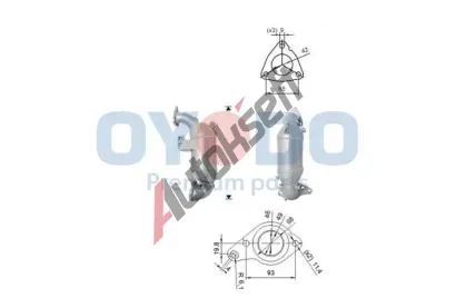 Oyodo Katalyzátor OYD 20N0121-OYO, 20N0121-OYO Oyodo Katalyzátor OYD 20N0121-OYO, 20N0121-OYO