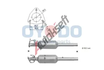 Oyodo Filtr pevných částic OYD 20N0139-OYO, 20N0139-OYO Oyodo Filtr pevných částic OYD 20N0139-OYO, 20N0139-OYO