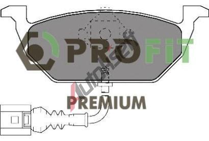 PROFIT Sada brzdovch destiek PFT 5005-1398, 5005-1398
