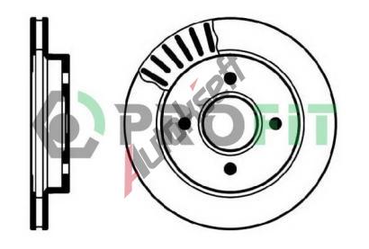PROFIT Brzdov kotou - 253 mm PFT 5010-0479, 5010-0479