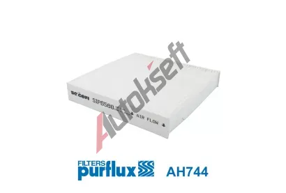 PURFLUX Filtr vzduchu v interiéru PFX AH744, AH744 PURFLUX Filtr vzduchu v interiéru PFX AH744, AH744
