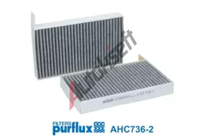 PURFLUX Filtr vzduchu v interiéru PFX AHC736-2, AHC736-2  PURFLUX Filtr vzduchu v interiéru PFX AHC736-2, AHC736-2